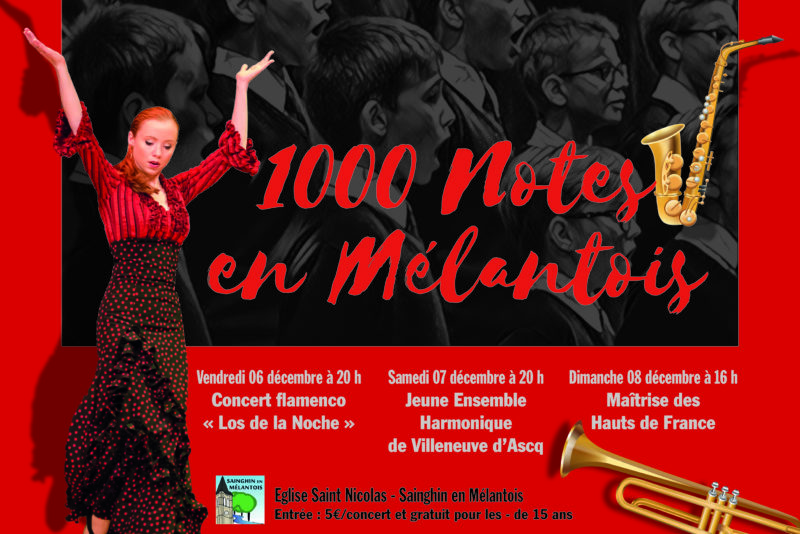 Flamenco Sainghin en mélantois 1000 notes en Mélantois Los de la Noche